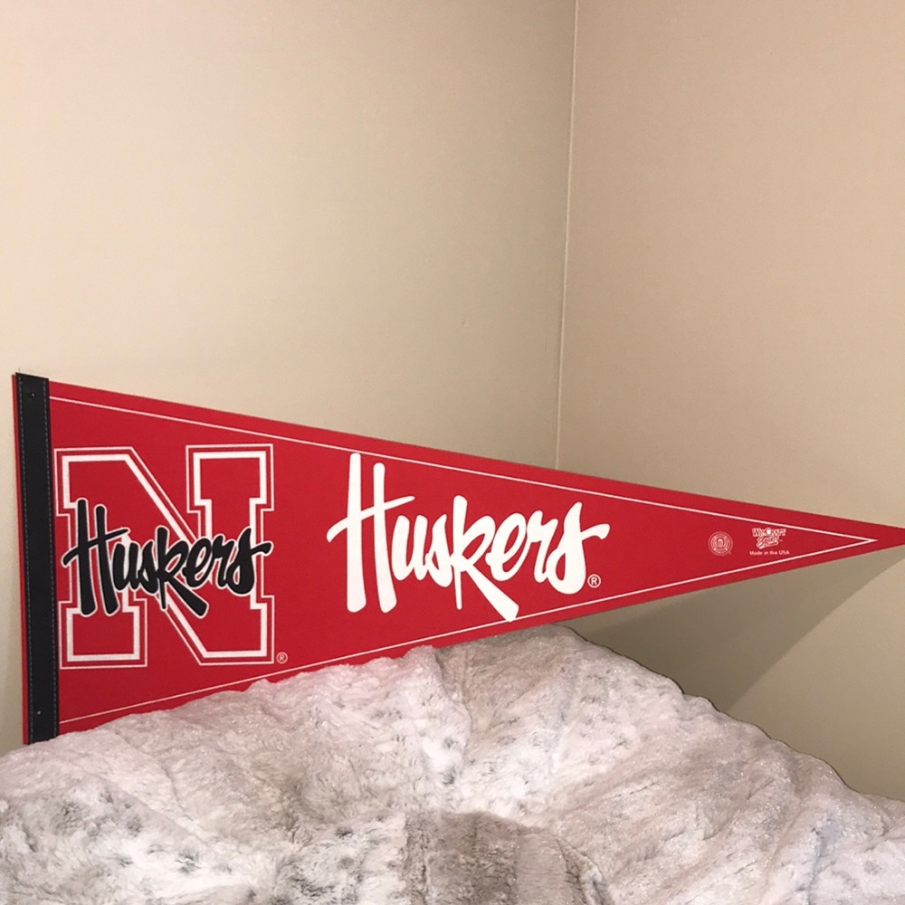 UNIVERSITY OF NEBRASKA 12 x 30 PENNANT
